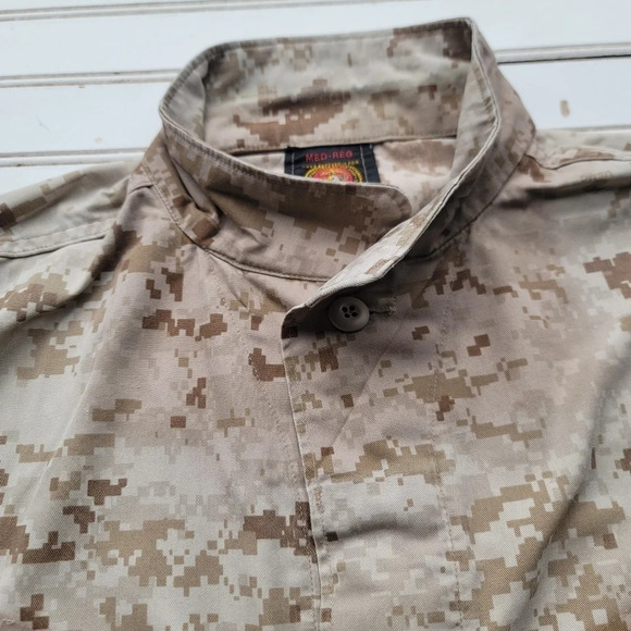 Propper USMC Marines Camouflage Button Up Tactical Long Sleeve Mens Med Regular - Picture 3 of 12